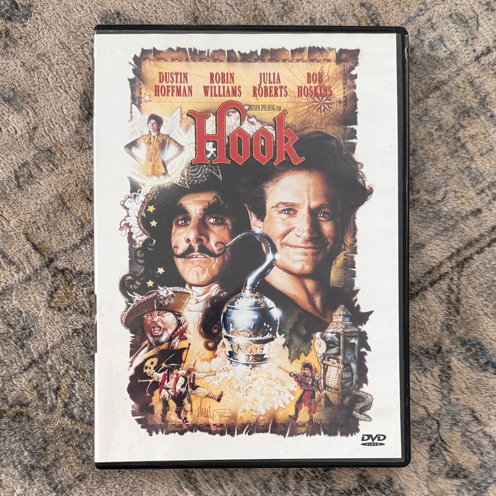 Hook DVD with Colorful Cover Art